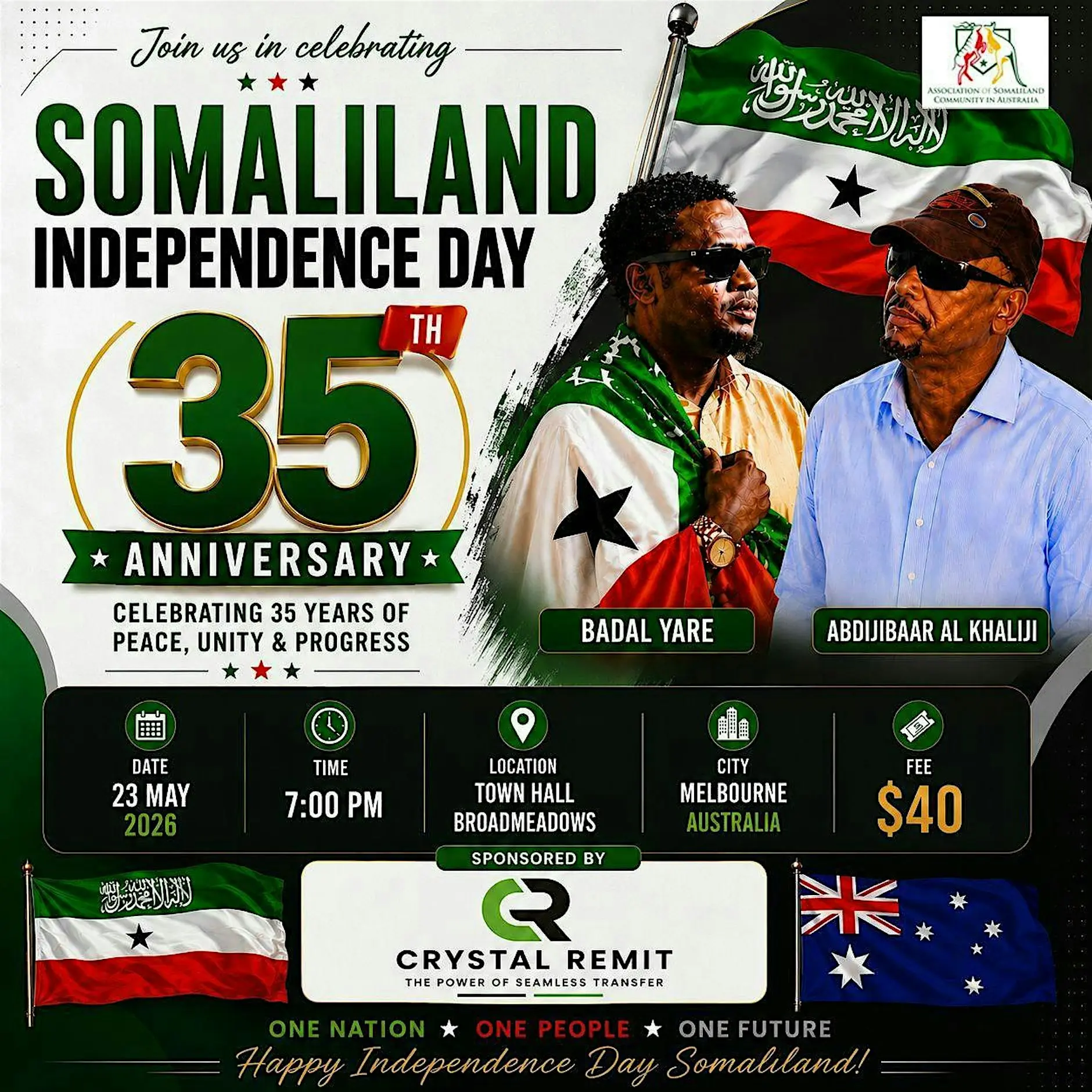 35th Somaliland Reclamation of Independence Day Party